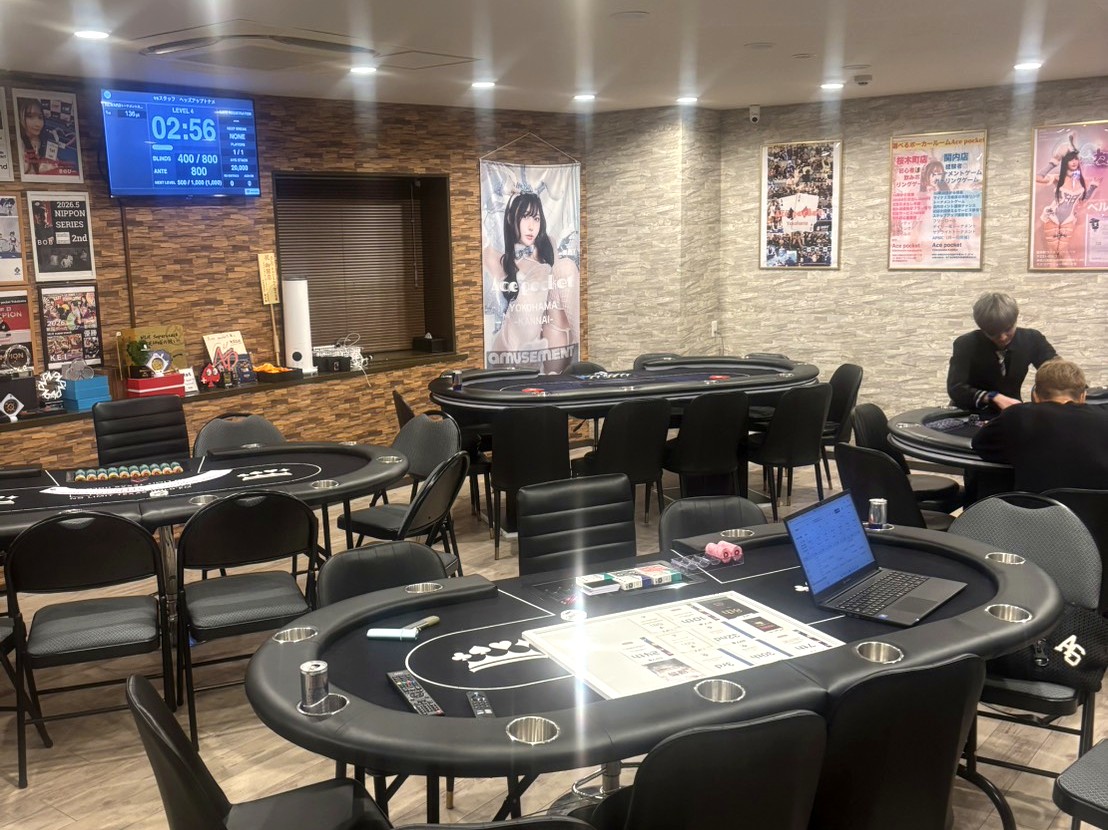Ace pocket 関内店の店内